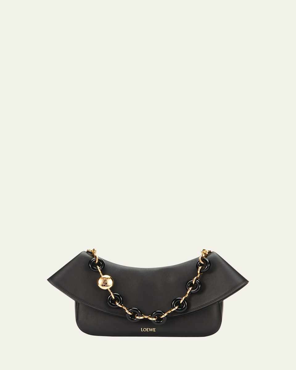 Ola Medium Shoulder Bag in Calfskin Leather